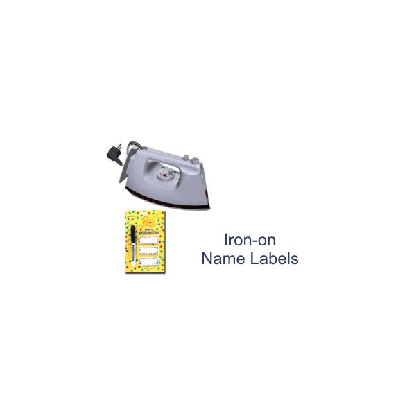 Iron on lables 30 pack w/pen – $7.99