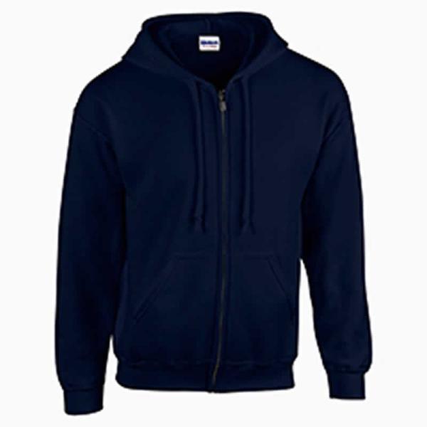 Sweat shirt with zipper navy