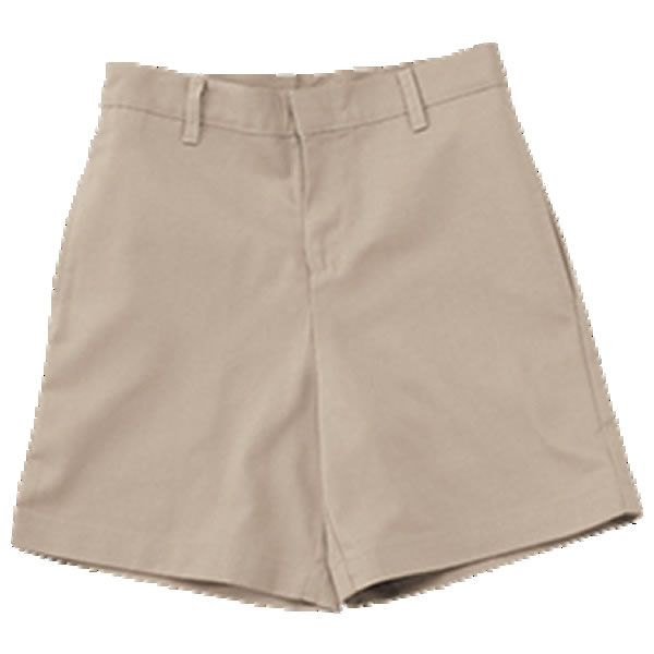 Girls-flat-shorts-khk