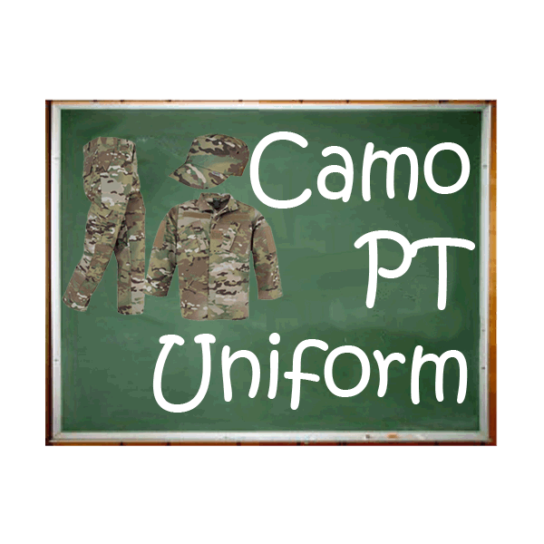 SMA Prep - Camo PT Uniform
